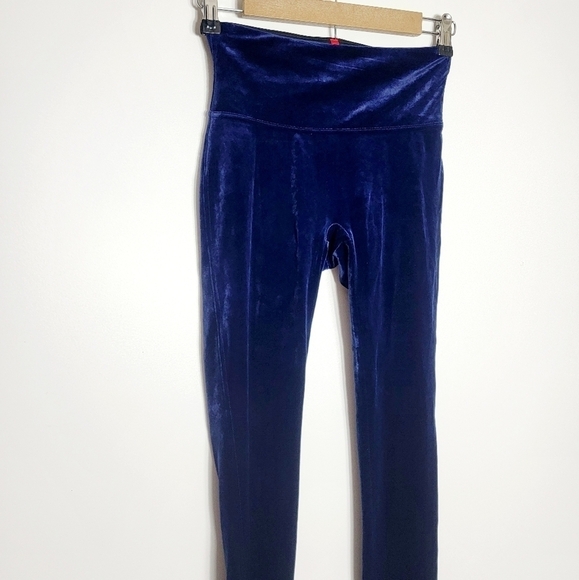 SPANX Blue Velvet Women's Leggings - Picture 5 of 8